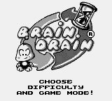 Brain Drain Title Screen